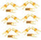 SHINEOFI Audio Terminal Blocks 20pcs U-shaped Terminals for Car Audio Amplifier Subwoofer Systems