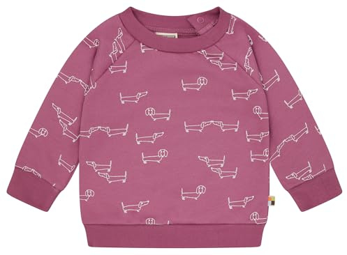 loud + proud Mädchen Mit Alloverdruck, GOTS Zertifiziert Sweatshirt