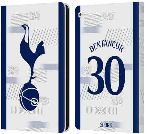 Head Case Designs Offizielle Tottenham Hotspur F.C. Rodrigo Bentancur 2023/24 Spieler Leder-Wallet-Hülle Kompatibel mit Apple iPad Air 2 (2014)