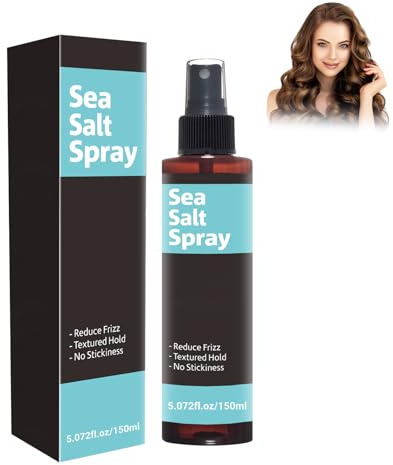 Wonsters 150ml Sea Salt Spray, laque pour les cheveux des hommes, Spray de sel de mer pour les hommes et les femmes Texture Volume cheveux shampoo