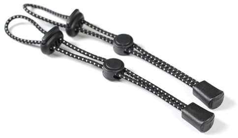Gettimore 2 Stück elastisches Seil, verstellbarer Rucksackhalter, Trekking, Wanderstöcke, Befestigung, Kordel, Seil, Bergsteigen, Schnalle