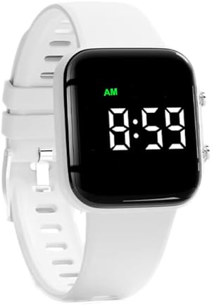 e-vibra Vibrating Alarm Reminder Watch - with up to 8 Personal Alarms and Message Reminders per Day (White)