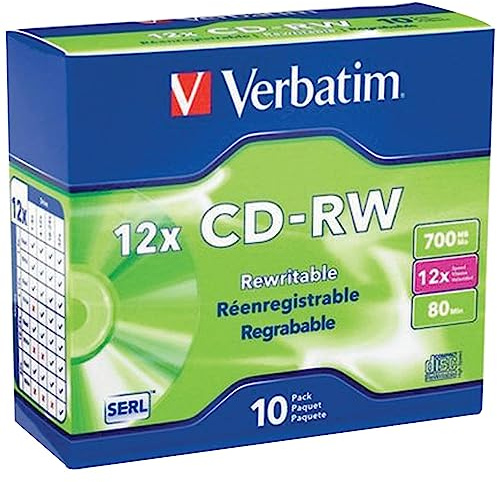 Verbatim VER95156 CD-RW Discs