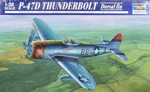 Trumpeter 02264 Modellbausatz P-47D-30 Thunderbolt ''Dorsal Fin'', Mittel