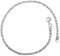 Rundes Königskette Armband 925 Silber - 2,3mm Länge 16-25cm