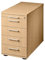 Standcontainer 80cm 4Schub Schloss SG Buche Container Anstellcontainer