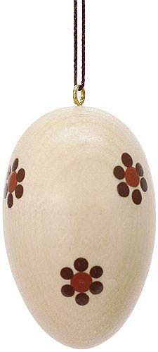 Christian Ulbricht Baumbehang Ei natur hell Höhe 3,0 / 4,7 cm