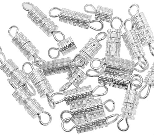 Zylinderschraube - 100 Stück - Schraubverschluss - 4 x 15 mm - Versilbert - Mit Kare & Kind Einzelverpackung
