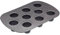 MasterClass Canele Formen 9-Loch mit PTFE, PFOA und BPA frei Antihaft, robuste 1mm Kohlenstoffstahl, 32,5 x 22cm Backform, Grau