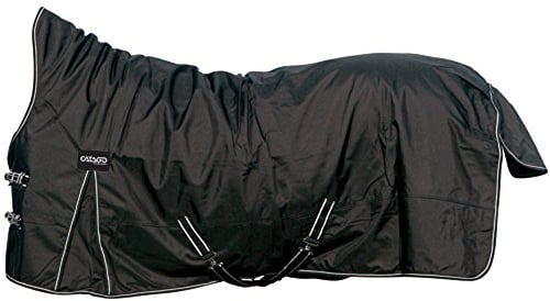 CATAGO Outdoordecke Justin für Pferde, 300g - schwarz - 125 cm