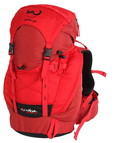 Wilsa Aspen Rucksack Unisex Kinder, Rot