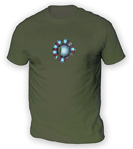 Arc Reactor Mens T-Shirt [Army Medium]