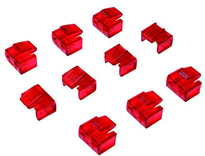 Logilink RJ45-Port 10x Locks Retrofit Pack Red