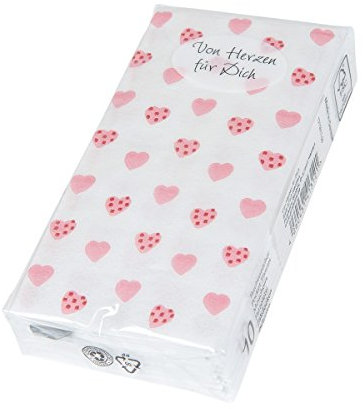 °* Papiertaschentücher, 10er-Pack, 4-lagig (von Herzen)