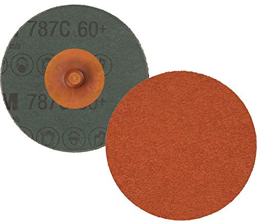 3M Fiberscheibe Roloc 787C ø 76,2 mm Korn 120 Fb. orange für Edelstahl