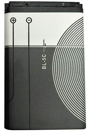 Batería de Litio 1020mAh 3.7V de batería de reemplazo de Alta Capacidad Batería para Nokia BL-5C Herramienta Duradera de Ballylelly