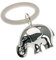 Babyrassel Elefant am Beissring Versilbert