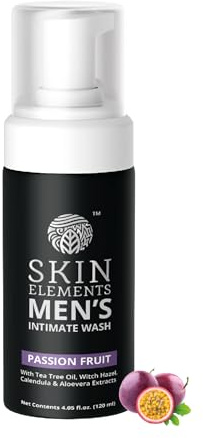 Skin Elements Foaming Men’s Intimate Wash | Passion Fruit | 4.05 fl oz