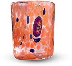 Gocce di Murano Set 6 Bicchieri Liquore Shot Pioggia Arcobaleno Lavorati a Mano Secondo la Tradizione degli Artigiani di Murano Colorati Confezione Bicchierini Eleganti e Preziosi Made in Italy