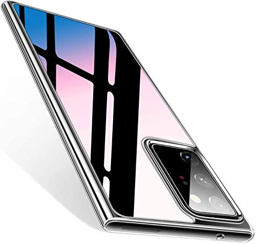 Captor Cover Trasparente per Samsung Galaxy Note 20 Ultra, Custodia TPU in Silicone Flessibile Morbida e Sottile, Protezione di alta qualità con Bordo Rialzato per Schermo e Fotocamera
