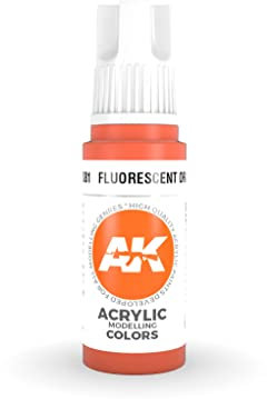 AK Acrylics 3Gen AK11081 Fluorescent Orange (17ml)