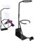 Wincal Paint Spray Stand - Gravity Feed Sprayer Holder, Wall Bench Paint Sprayer Holder with Strainer, Black Steel