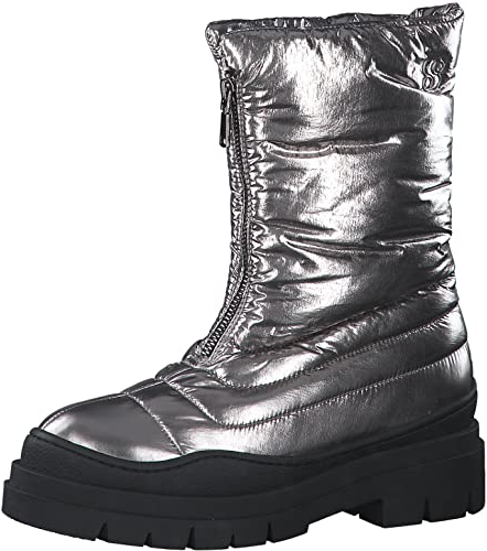 s.Oliver Stiefelette 5-5-25438-29 Metallisch VEGAN