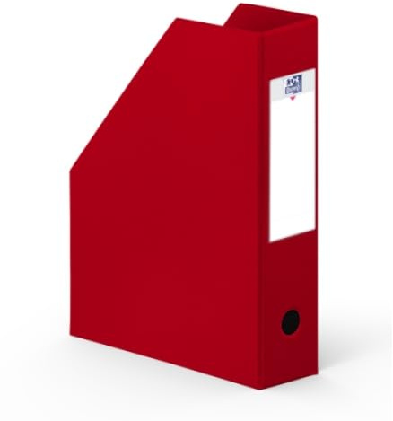 Lot de 10 Porte-revues toilé, dos de 70, coloris rouge