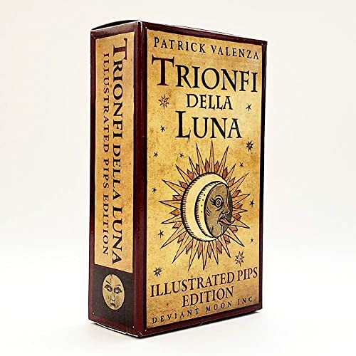 Trionfi Della Luna Illustrated with Paper Guidebook Edition to Life with Full Picture Scenes Board Games Trionfi Della Luna LLLustrated