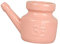 perfk Céramique Facile à Nettoyer Voyage Portable Nez Nettoyage Pot pour Nettoyage Nasal Rinçage Nasal Nez Lavage 350ml, Rose