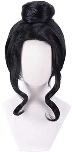CHALKSEA Anime Cosplay Perücke, Black Clover Charmy Papittoson Perücke, Black Short Perücke, Mit Kostenloser Perückenkappe, Für Party Alltag Halloween Perücke Cosplay, Anime-Geschenk