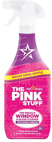 Pink Stuff Spray 850 ml Vinaigre de rose pour fenêtre