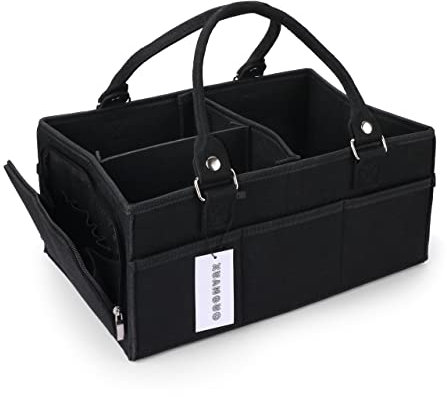 XUANGUO Baby-Windel-Caddy für Mädchen und Jungen, großer Aufbewahrungskorb für Kinderzimmer, tragbare Halterung, Tragetasche für Wickeltisch und Auto, Babyparty, Geschenke, Neugeborene, unverzichtbare