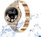 Smartwatch Damen Herren IP67 Wasserdicht Fitnessuhr Sportuhr Bluetooth-Anrufe mit 1.32''Touchscreen Herzfrequenz-Schlafmonitor 7 Tage Lange Akkulaufze Itmehrfach Sportmodi Goldenes Stahlband