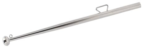 Boat Flag Pole Heavy Duty Boat Flag Holder Sturdy 610mm Length 316 Stainless Steel for Marine Yacht RV (Large Ball Head 25mm / 1in)