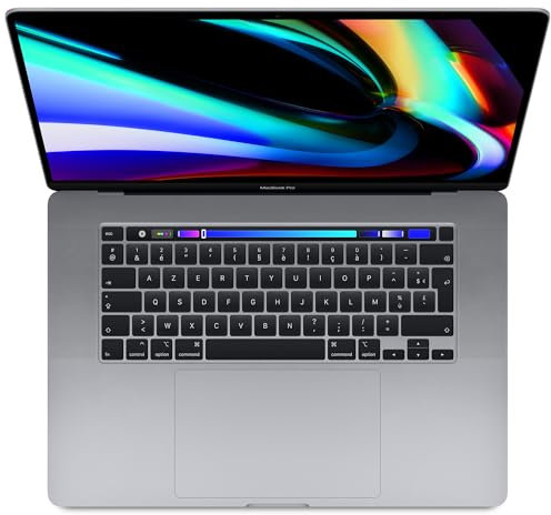 2019 Apple MacBook Pro mit 2.4GHz Intel Core i9 (16-zoll, 16GB RAM, 512GB SSD Kapazität) (QWERTY Spanish) Space Grau (Generalüberholt)