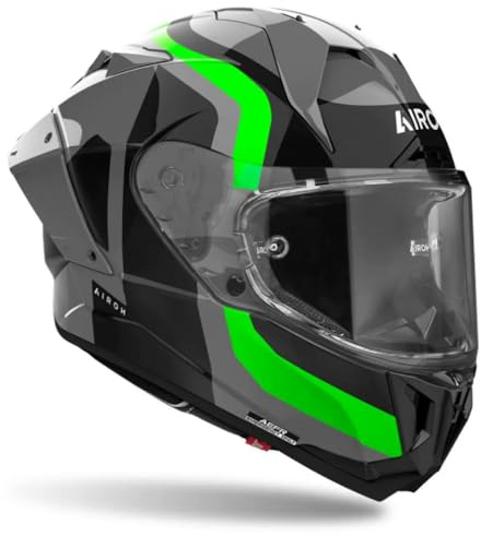 AIROH GP 800 COMPETITION GREEN FLUO GLOSS M