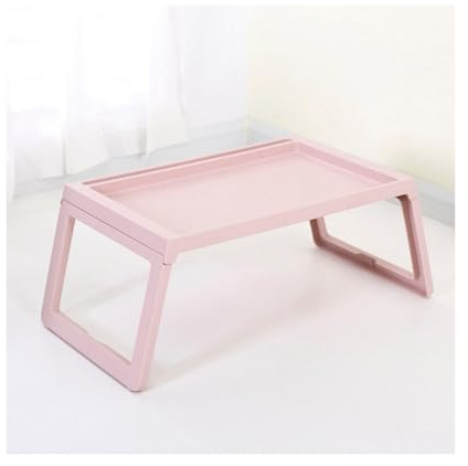 YFAURNDE Lapdesks,Laptoptisch,Betttablett Klappbar,Klappbarer Lapdesk,klappbare Beine Laptoptisch,Weit verbreitet in Schlafzimmern, Betten, Sofas, Krankenhäusern usw.(Pink)