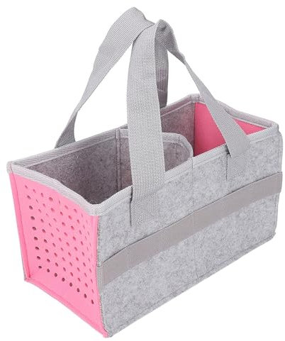WQEDVN Tonies Carry Case, Tonie Box Storage Bag, Holds 30-40 Figurines, Travel and Storage Case (Pink)