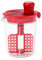 MiOYOOW Mélangeur de Vinaigrette, 1/2 Pcs 500 ML Tasse Mélange de Sauces Manuel, Mixeur avec Buse de Filtre pour Œufs, Pâte, Vinaigrette, Salade