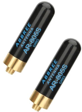 ABBREE Ham Radioantenne, Dualband-UKW/UHF, 144/430 MHz, 5 cm, Mini-Kurzantenne, AR-805S SMA-Buchse, lange Reichweite, Kurzantenne für Baofeng UV5R 5RM BF-F8HP Pro, K5 Plus, DM32, UV32, AR-152, GM21, 2
