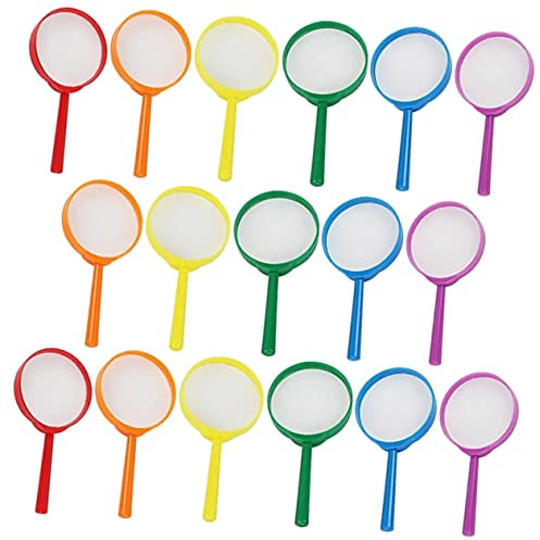 UPKOCH 18 STK Lupe Für Zuschauer Fernglas Für Bausätze Gaming-licht Leuchtpunktlupe Lupe Mit Licht Lichter Outdoor-spielgeräte Für Senioren Acryl