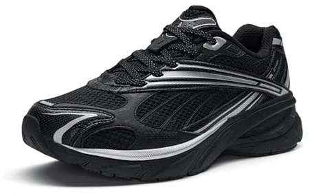 XTEP Kleine baskische Freizeitschuhe Frauen leichte Retro Chaussures de Course Chaussures de Sport Papa Noir Chaussures Taille 40