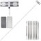 Window Cleaning Equipment (4.2m), Telescopic Window Cleaner with 40 cm Window Squeegee, Long Reach Extendable Window Cleaning Pole for Indoor/Outdoor High Windows