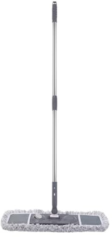 OUYUE Fregona Trapeador De Limpieza Fregona Plana Grande For El Hogar, Fregona Giratoria For Pisos De Madera, Fregona De Hilo De Algodón, Artefacto De Limpieza Perezoso Reutilizables Mopa