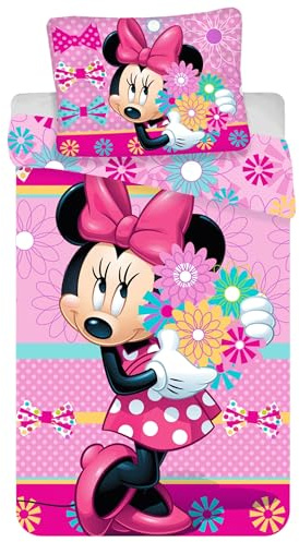Disney Minnie Mouse Wendebettwäsche, 140 × 200 + 70 × 90 cm (F)