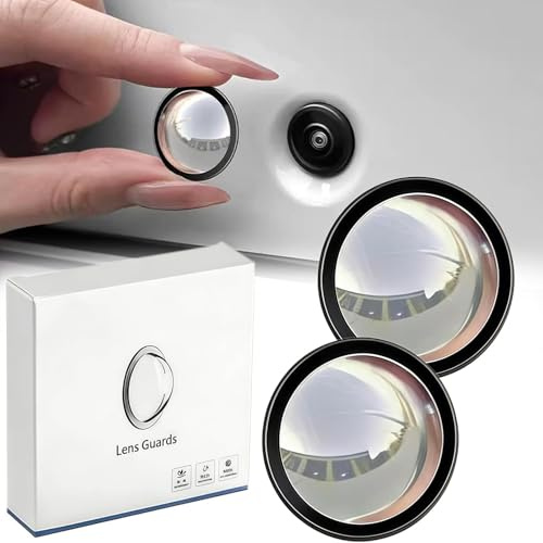 Backup Camera Rain Shield, Car Camera Lens Protector — Clear, Weatherproof, Anti-Glar, 2PCS Car Backup Camera Protective Sticker, Anti-Rain Car Reversing Cameras Protection (2 pc)