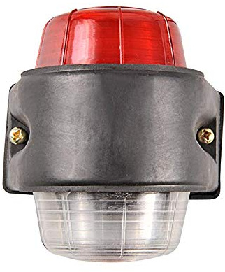 ProPlus Umrissleuchte rot/weiß 67x78mm flach
