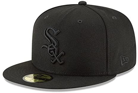 New Era Chicago White Sox MLB Black On Black 59fifty Cap 8-64cm (XXL)