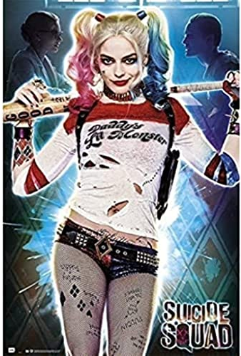 Suicide Squad Harley Quinn Daddys Lil Monster-Poster,